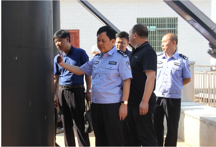 刘四清督查白塘镇防汛工作