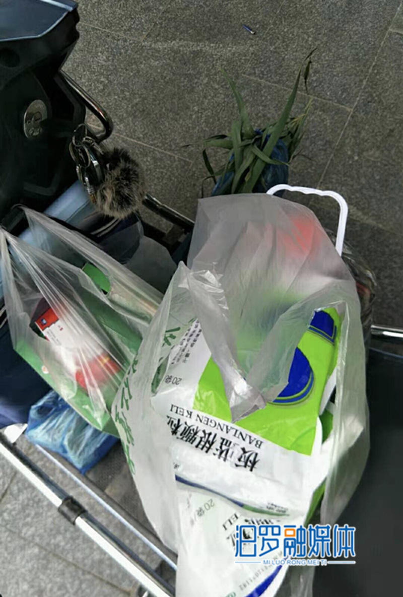 汨罗镇党员干部为居家隔离群众采购物资并送货上门_副本.jpg